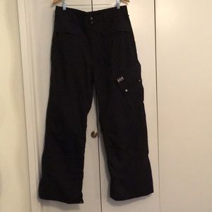Helly Hansen Black Pants L/G Snow Ski Snowboard